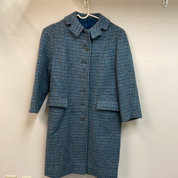 Harris Tweed Jackets & Blazers - Vintage HarrisTweed Handwoven Wool Coat